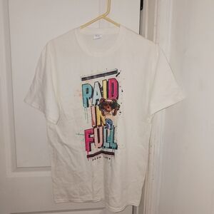 New paid in full graphic tshirt
